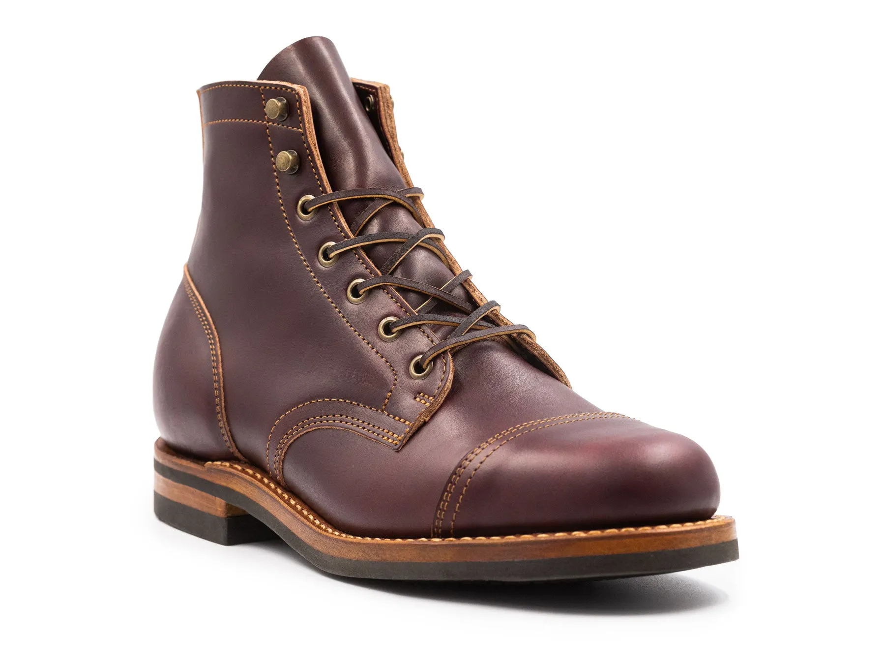 Oxblood Double Shot Cap Toe