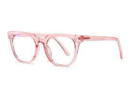 Pink - Unisex Blue Light Filtering Glasses (High-grade)