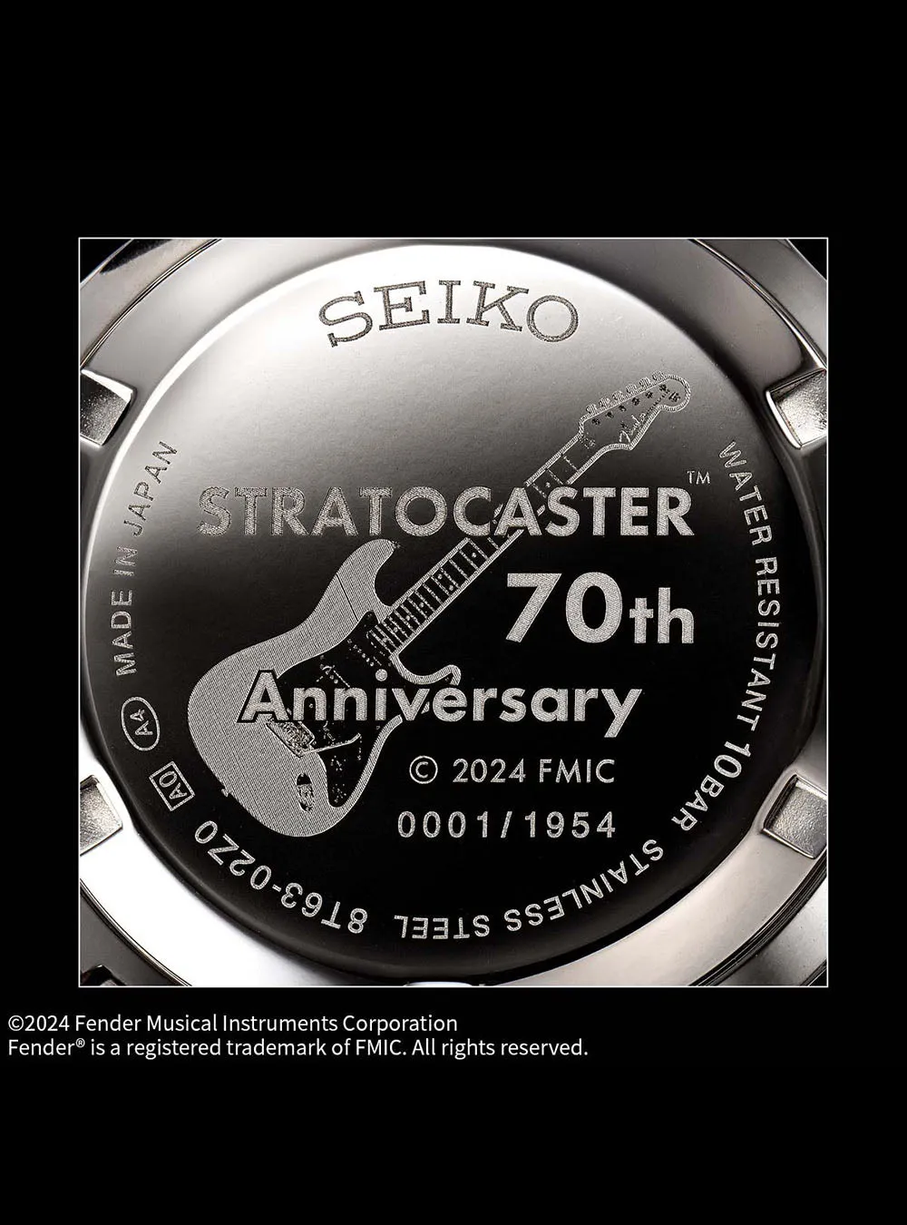 SEIKO WATCH × FENDER STRATOCASTER 70TH ANNIVERSARY LIMITED EDITION MADE IN JAPAN