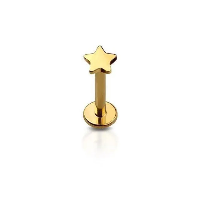 Star Flat Back Stud