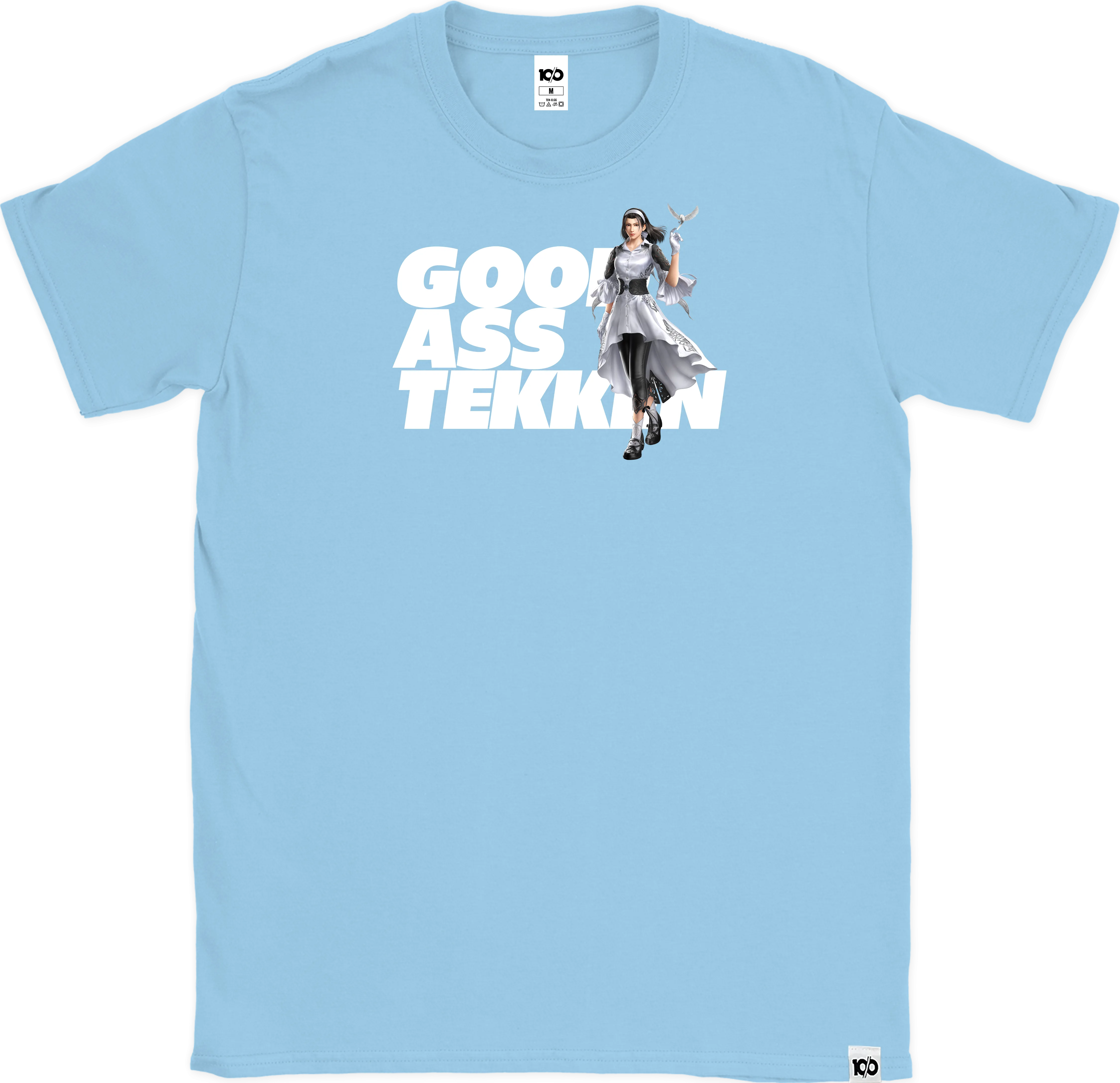 TEKKEN - 'GOOD ASS TEKKEN Jun Kazama' T-Shirt - Light Blue