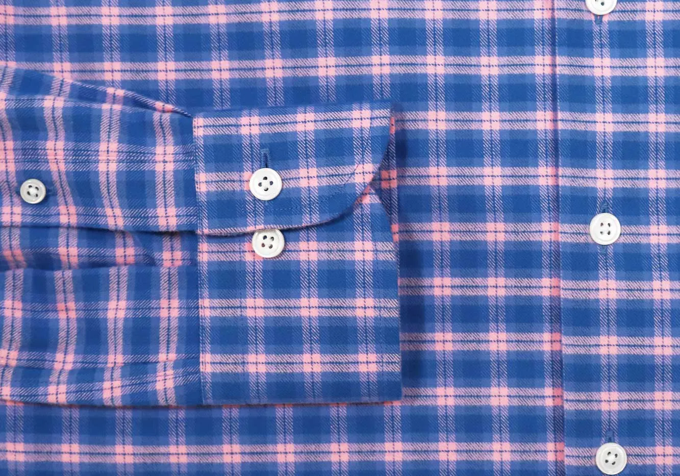 The Cerulean Lincoln Brushed Twill Custom Shirt