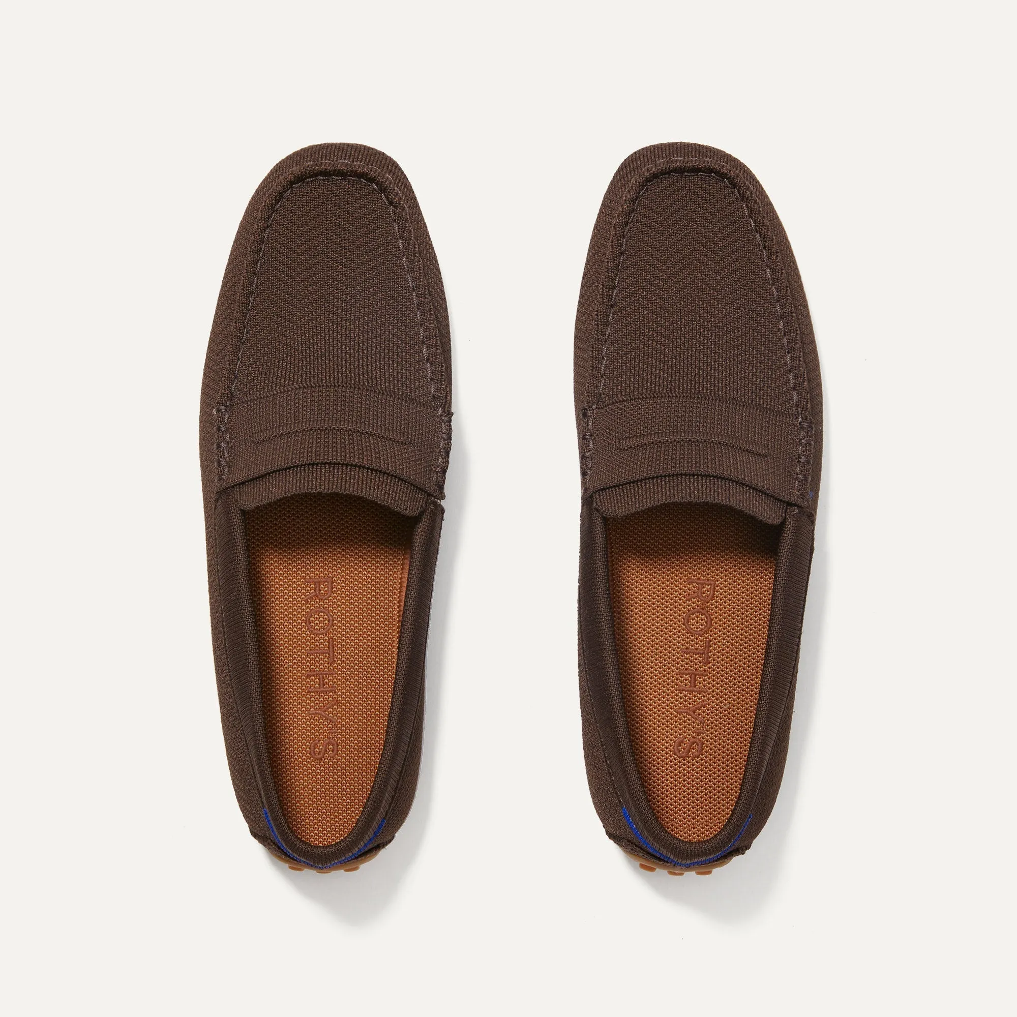 The Driving Loafer - Brown Herringbone