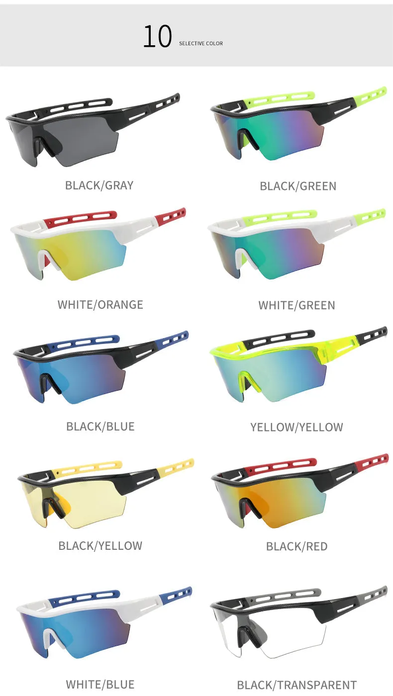 Unisex UV400 Polarized Safety Goggles Sunglasses for Cycling Sports