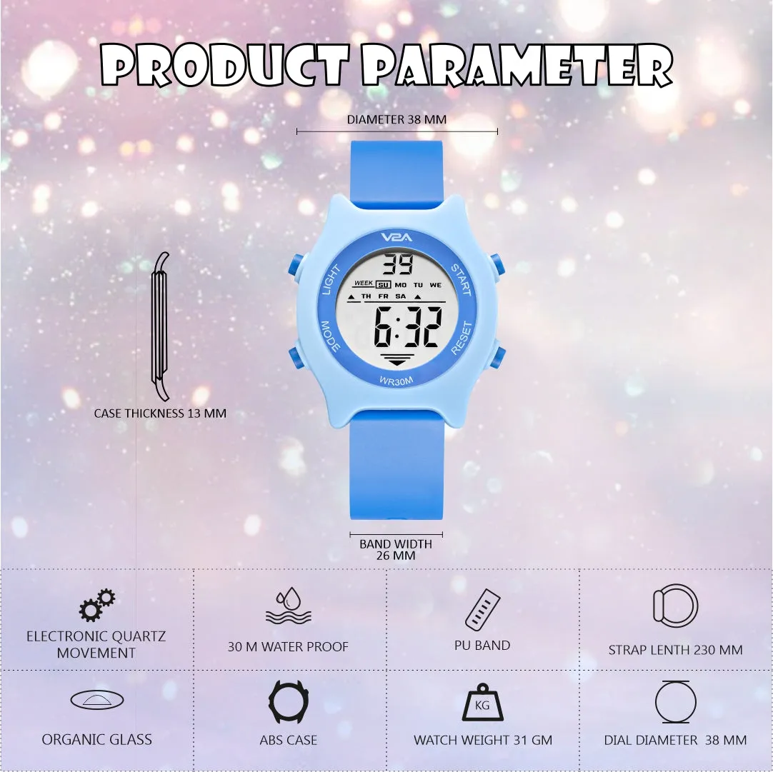 V2A Girls and Boys Kids Watch Gifts for Boys and Girls Age 4-13 for Multi-Functional 30 M Waterproof Digital Sports Watches for 4 5 6 7 8 Year Old Boy and Girls | Birthday Gift for Kids