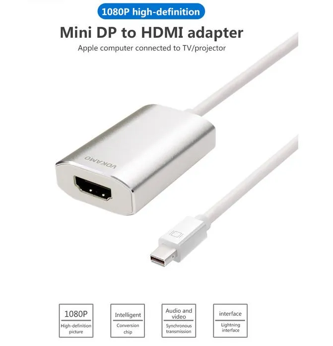 VOKAMO Mini DisplayPort to HDMI Video Adapter Cable